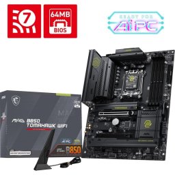 Placa Base MSI MAG B850 Tomahawk Wifi AM5 DDR5 ATX WiFi 7 5G LAN Triple M.2 PCIe 5.0