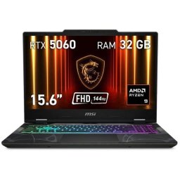 Portátil MSI Cyborg A15 AI B2HWFKG-072XES 15.6" AMD Ryzen 9 270 32GB 1TB SSD RTX 5060 8GB FreeDOS