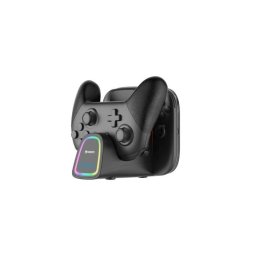 Nacon SWITCHNEWCHARGERPRO Soporte de Recarga para Mandos Nintendo Switch 2 Negro/Rojo