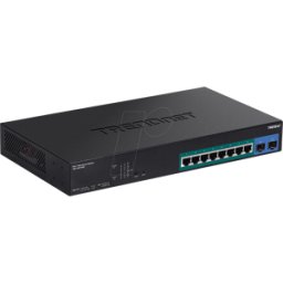 TRENDNET TRN TPE-1021WS - Switch, 10 puertos, Gigabit Ethernet, PoE+, SFP