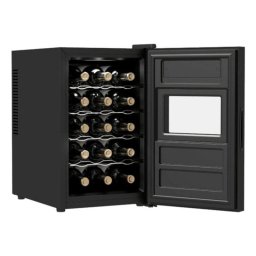 Vinoteca Cecotec A01_EU01_100135 15 botellas termoeléctrica 1 zona 35dB Display LED Negro