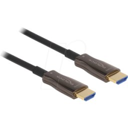DELOCK 86030 - Cable HDMI óptico activo (AOC), blindaje metálico, 8K 60 Hz, 20