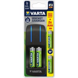 Varta 57642 301 431 Pack 6 Pilas Recargables AA/AAA + Cargador