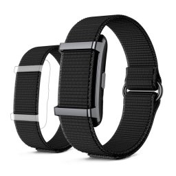 Ksix Vitalis Smartband, Autonomía 30 Días, Monitoreo Salud, Notificaciones, 5atm, 2 Correas Nailon, Negro