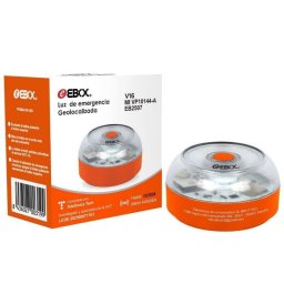 Baliza V16 Ebox MI VP10144-A Homologada DGT Geolocalizada Telefónica Tech Base Magnética Naranja