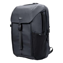 Mochila Trust Jersey para portátiles de hasta 17" gris resistente al agua 25 L