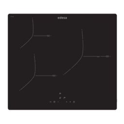 Placa de inducción Edesa EIT-6328 R Integrada 59 cm Negra 3 Zonas