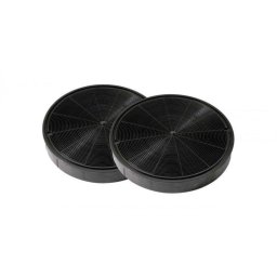 Set de 2 filtros de carbón activo para campana extractora Mepamsa 112.0569.558, negro