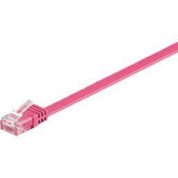 GOOBAY 96298 - Cable plano Cat.6a magenta 0,50 m