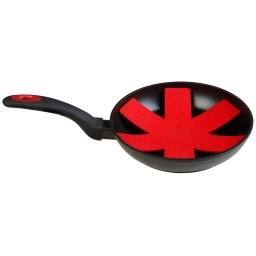 WECOOK! Ecostone Sartén Aluminio Forjado 24 cm, Inducción, Antiadherente XYLAN Plus Ecológico sin PFOA, 4mm Espesor, Apta Todas las Cocinas, Vitrocerámica, Gas, Lavavajillas
