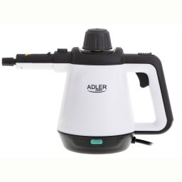 ADLER AD7038 Vaporeta Limpiador Vapor a Presión, Desinfección Portátil, Caudal Vapor 44 g/min, 450ml, 12 Accesorios Limpieza Hogar Tapicería, Colchón, Sofás, Asientos Coche, Suelos, 2000W