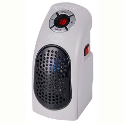CAMRY CR7715 Mini Calefactor Portátil Cerámico sin Cable, Regulador de Temperatura 15 - 32ºC, Pantalla LED, Temporizador, Bajo Consumo, Silencioso, 700W