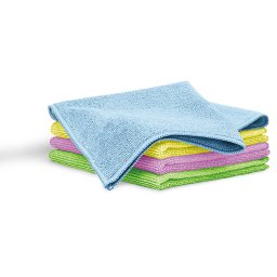 Blaumann Set 4 Paños de Cocina Microfibra, Juego de Bayetas Suaves para Secar, Super Absorbentes, Grandes XL 34x30cm, Toallas para Limpieza Cocina, Coche, Cristales, Baño, Reutilizables, Multicolor