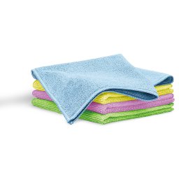 Blaumann Set 4 Paños de Cocina Microfibra, Juego de Bayetas Suaves para Secar, Super Absorbentes, Grandes XXL 40x38,5cm, Toallas Limpieza Cocina, Coche, Cristales, Baño, Reutilizables, Multicolor