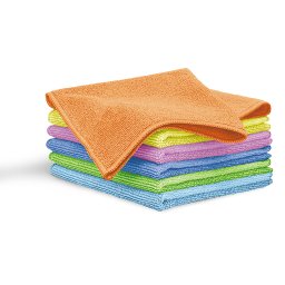 Blaumann Set 6 Paños de Cocina Microfibra, Juego de Bayetas Suaves para Secar, Super Absorbentes, Grandes 30x30cm, Toallas para Limpieza Cocina, Coche, Cristales, Baño, Reutilizables, Multicolor
