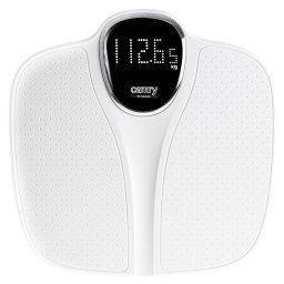 Camry CR8171W Báscula de Baño Digital, Alta Precisión, Pantalla LCD, hasta 180Kg, Diseño Moderno, Apagado Automático, Superficie Antideslizante, Blanco