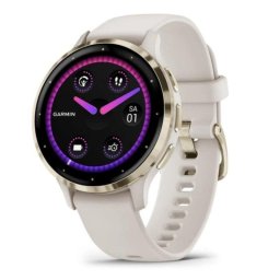 Smartwatch Garmin Venu 3S AMOLED 1.2" Pantalla Táctil 8GB GPS Oro Marfil 40g
