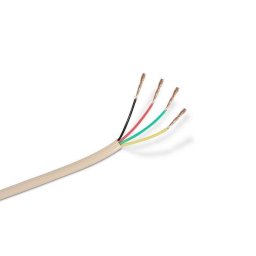 Cable telefónico plano Aisens A143-0321 4 hilos 100 m gris