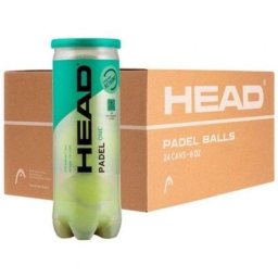 Pelotas Pádel Head Padel One Cajón 24 Botes (72 Unidades) Alta Durabilidad Precisión Control