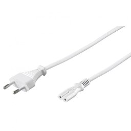 Goobay Cable de Alimentación IEC-320/C7 1.8m Blanco