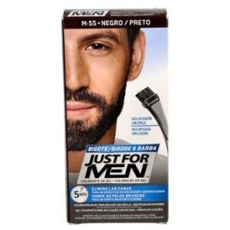 Just For Men gel colorante negro para bigote y barba 30ml