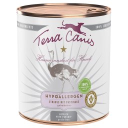 Terra Canis menú hipoalergénico para perros 6 x 800 g - Avestruz con chirivía
