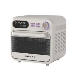Horno freidora de aire Dam Electronics 18L Plata 16 modos con temporizador