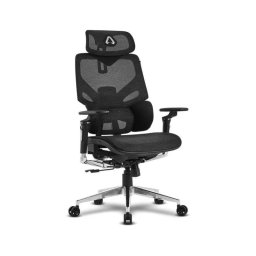 Silla Oficina Ergonómica Offy Astrid Reposabrazos 5D Malla Negra