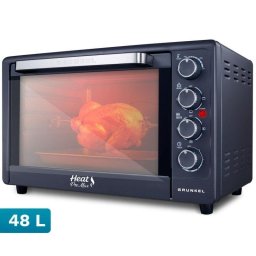 Horno eléctrico Grunkel HR-48PROMAX 48 litros Negro/Inox con convección y temporizador