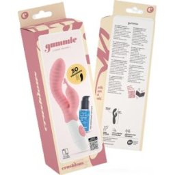 Crushious Gummie Rabbit Vibrator + Lubricante a Base de Agua