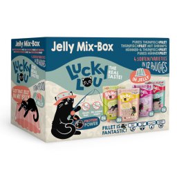 Lucky Lou Extra Food 12 x 70 g - Pack mixto en gelatina