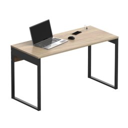 Briebe bri-6091 Mesa de Oficina 76x135x60cm Roble Cambrian/Negro