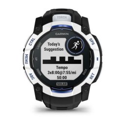Garmin Instinct GPS 45mm AMOLED Negro y Azul Pulsera Silicona Multisport Resistencia Agua 10ATM SpO2 Pulsómetro