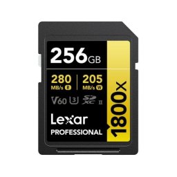 Tarjeta SD Lexar LSD1800256G-BNNNG 256GB SDXC UHS-II Clase 10 U3 V60 270MB/s