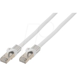 SHIVERPEAKS SHVP 75511-SLW - Cable de conexiones plano de 1 m U/FTP Cat.7-Cable en bruto blan