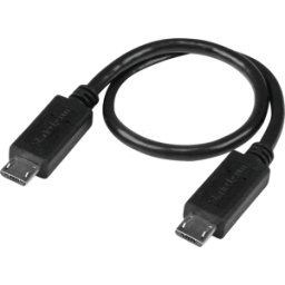STARTECH.COM ST UUUSBOTG8IN - Cable USB 2,0 USB Micro-B a USB Micro-B, OTG, 0,2 m..
