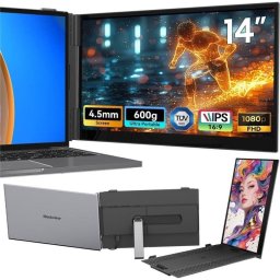 Monitor portátil Blackview SCM6 14" FHD 60Hz Altavoz USB-C TÜV Compatible portátiles 13-17.3