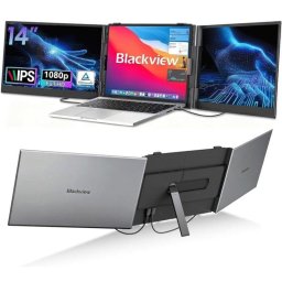 Monitor portátil Blackview DCM6 14" FHD ultradelgado 60Hz Altavoz TÜV compatible portátiles 13-17.3
