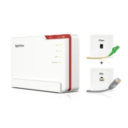Router Fritz Box 5690 Pro Ethernet Wi-Fi 7 Tri-Banda 5760 Mbit/s Antena Interna