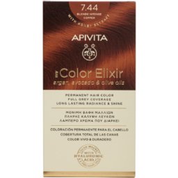 Apivita Tinte permanente My Color Elixir 1 un. 7.44 Coppery Intense Blond