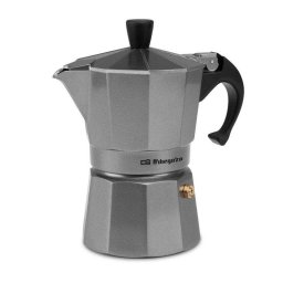 Cafetera Italiana Orbegozo KFS 1220 12 tazas aluminio mango ergonómico