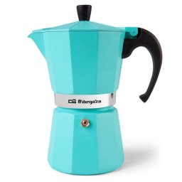 Cafetera Italiana Orbegozo KFV 945 9 tazas mango ergonómico y válvula seguridad
