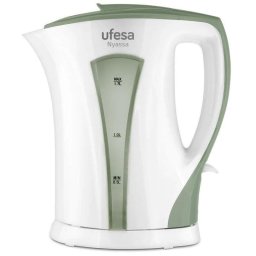 Ufesa Nyassa Hervidora de Agua 1,7 L 2200 W Blanca/Verde