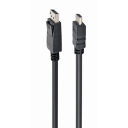 Cable convertidor Gembird CC-DP-HDMI-5M DisplayPort a HDMI y VGA 5 m negro