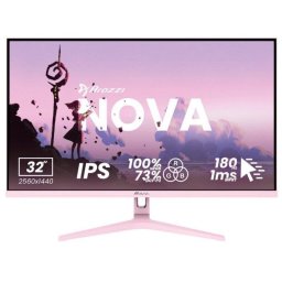 Monitor Arozzi Nova 32" QHD 180Hz IPS 1ms Altavoces Integrados Rosa