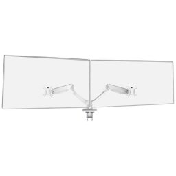 Mars Gaming Marm-pro2 Soporte Dual De Brazo Para Monitor 13"-27" Vesa Máx 10kg Blanco