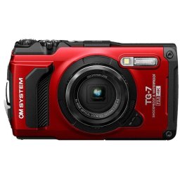 Cámara Compacta Olympus Tough TG-7 12,7MP Zoom 4x WIFI 4K Ultra HD Rojo