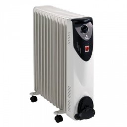 Radiador Eléctrico FM Calefacción RW-25 2500W 11 elementos control giratorio termostato seguridad