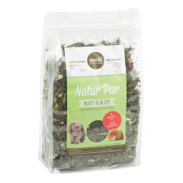 Mezcla de hierbas "hoja y flor" para roedores Mucki - 2 x 500 g