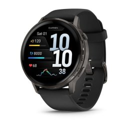 Garmin Venu 4 Bluetooth GPS 45mm AMOLED Negro Resistencia Agua 5ATM SpO2 Pulsómetro